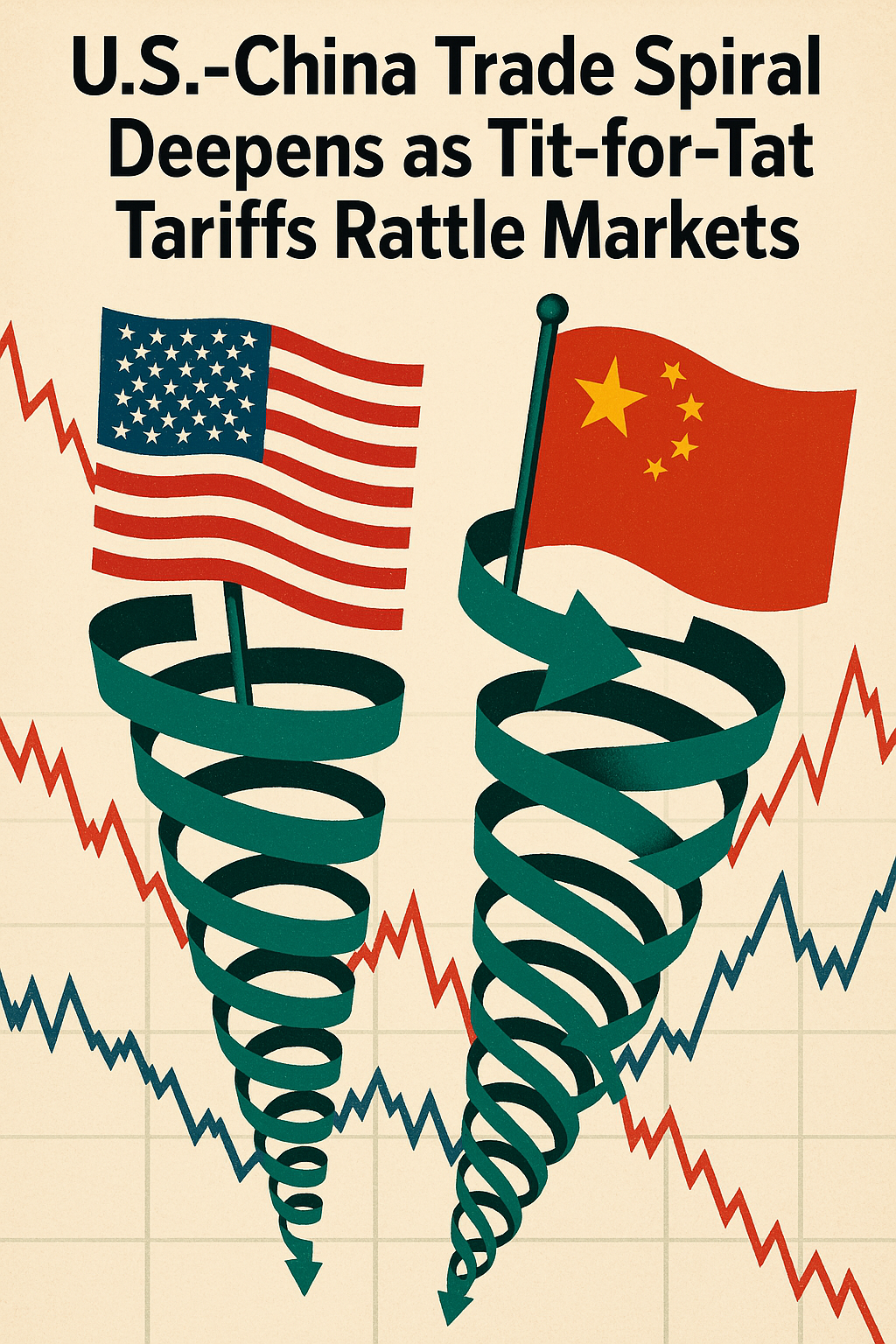 U.S.-China Trade Spiral Deepens as Tit-for-Tat Tariffs Rattle Markets